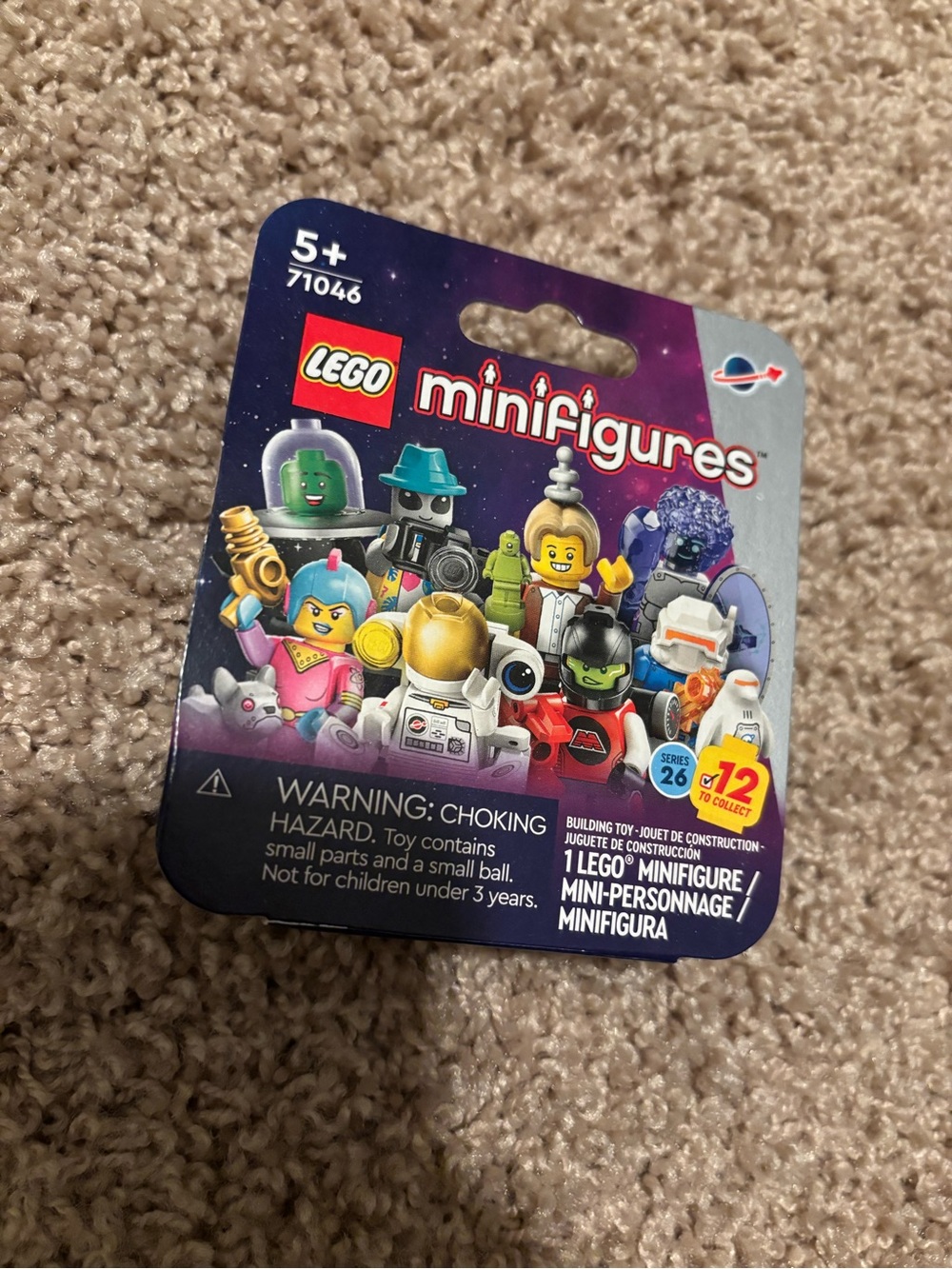 Lego Minifigures Series 26 Pack — Blue, Purple, Gold, Pink